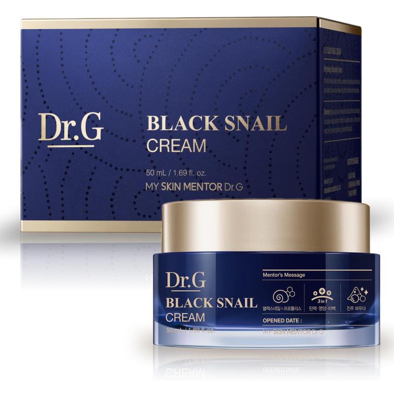 Dr.G BLACK SNAIL CREAM 50ml ×6 Hidratante Dr.G Black Snail Cream 50mL com mucina de caracol